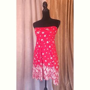 Red, Stretchy Dress/Skirt by Colette